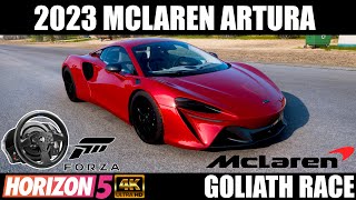 Forza Horizon 5 - 2023  McLaren Artura Stock | Goliath Race | Thrustmaster T300 RS