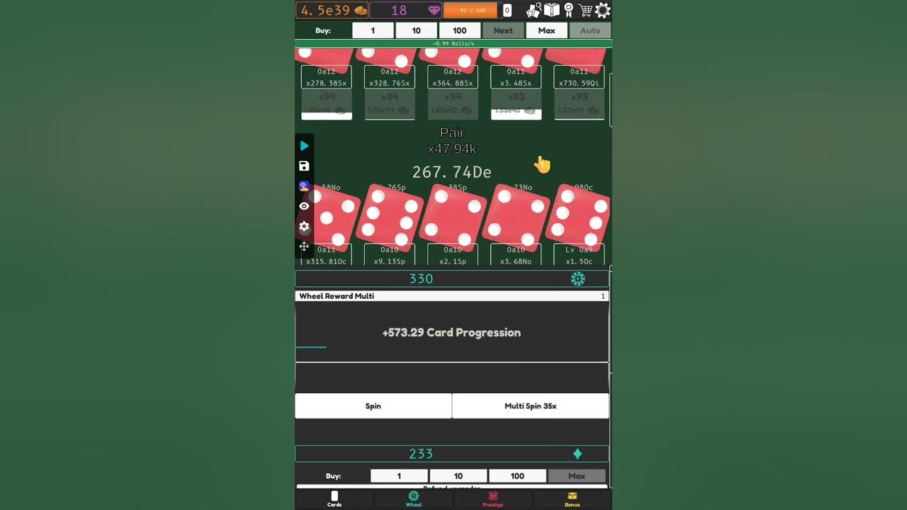 idle dice 2 game YouTube