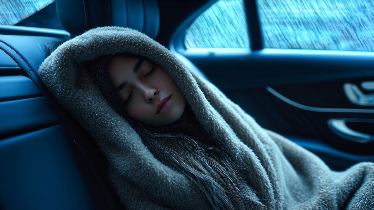 Relaxing Car Thunderstorm - Heavy Rain Ambience for Deep Sleep & Stress Relief