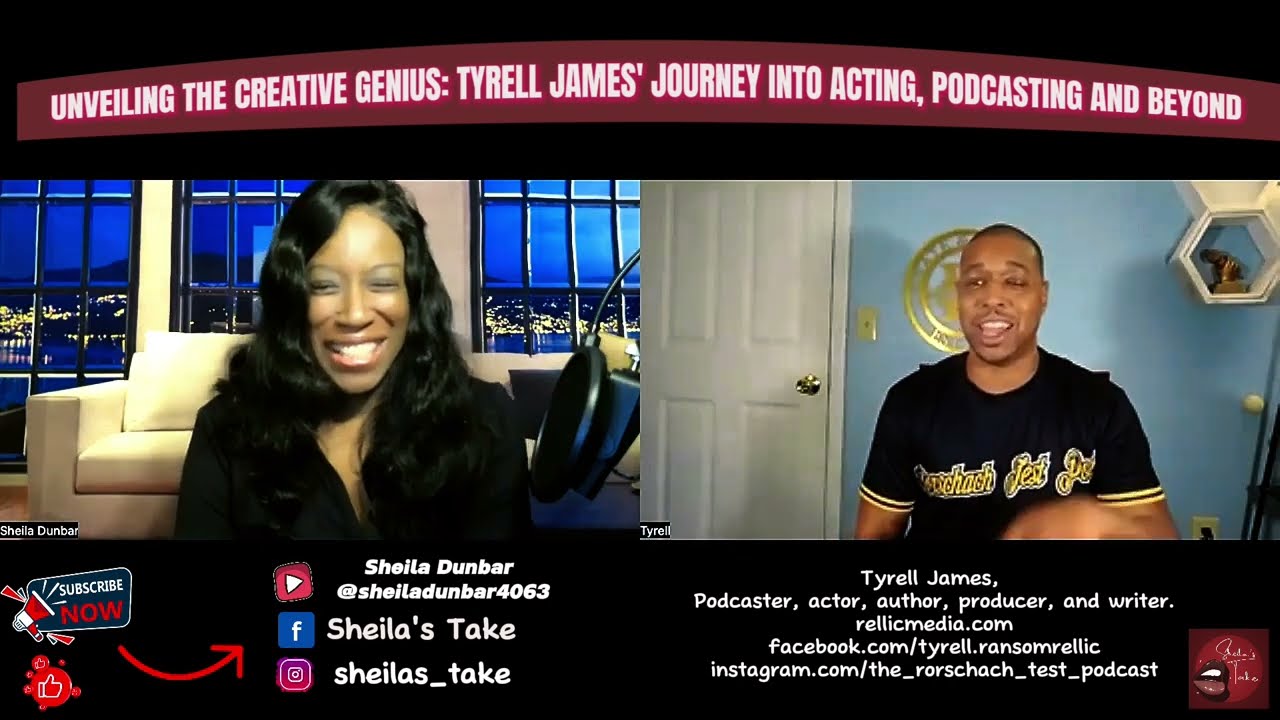 Unveiling the Creative Genius:Tyrell James' Journey into Acting, Podcasting and Beyond