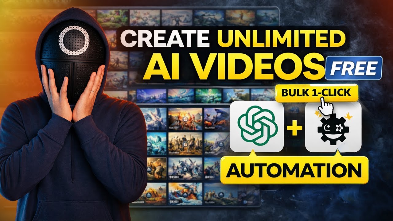 Create Unlimited AI Videos in Bulk (1-Click Method) | No Subscription | No Limits | 2026