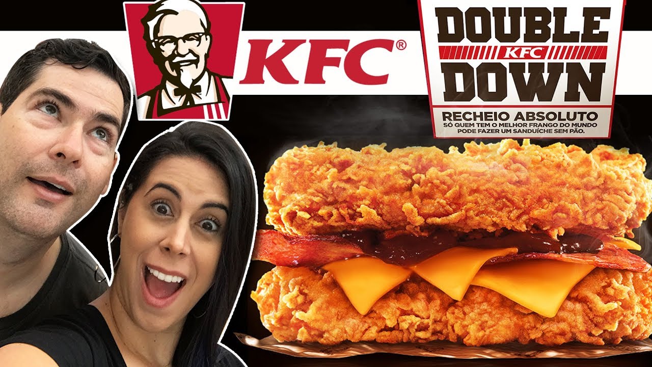 KFC Double down - O sanduíche que é só recheio