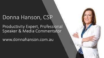 Donna Hanson I  Productivity and Technology Speaker I A Current Affair I Hungry Jacks App