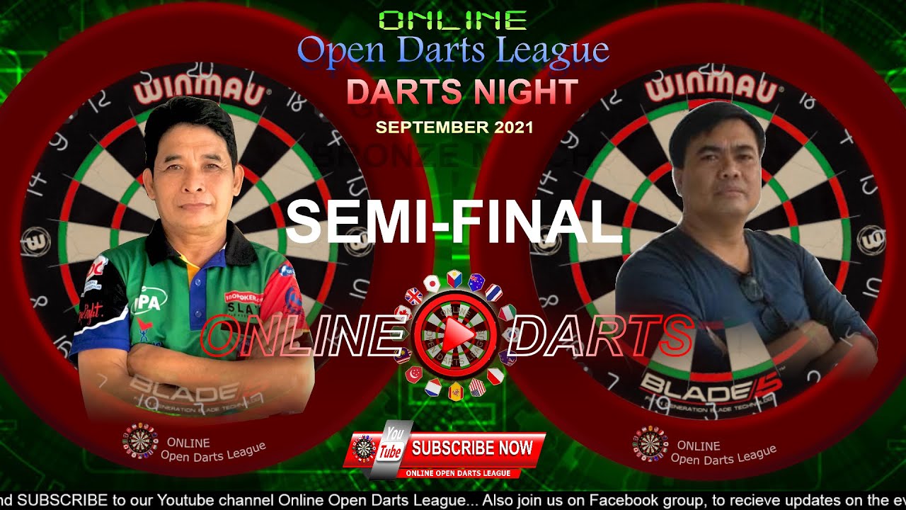 ONLINE DARTS ODL DARTS Night Sep 25, 2021 SEMIFINAL YouTube