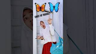 Nah kalau di HP kalian kupu kupu ya BIRU apa COKLAT ?