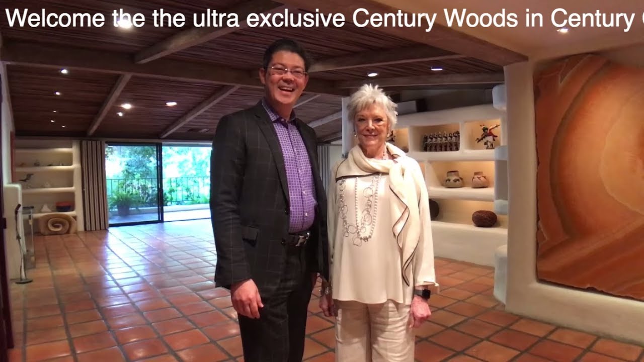 A rare single level unit at the super exclusive Century Woods development in Century City, C.A.