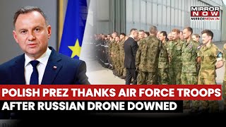 Download Lagu Polish President Nawrocki Thanks Air Force Troops In Krzesiny After Russian Drone Downed | Watch MP3
