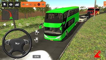 2025 new coach bus simulator 💥 || indonesia bus simulator part-224 #bus #game #simulator #comman