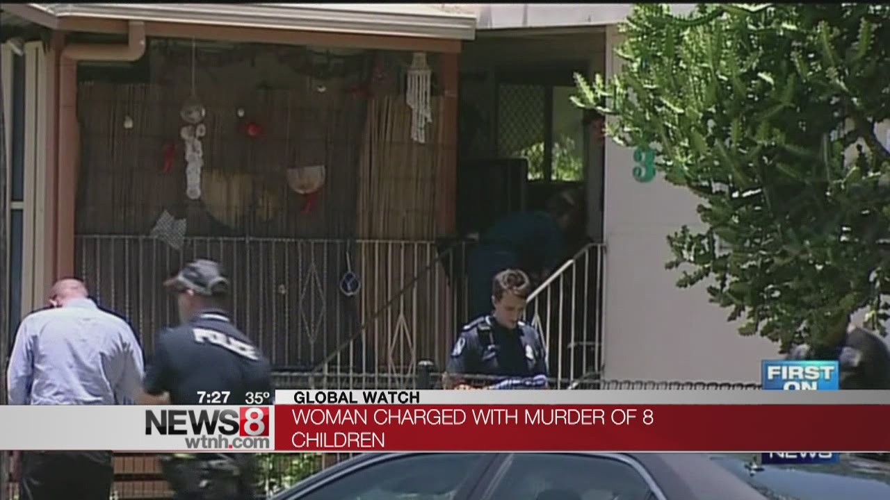 Australian woman charged with murder of 8 children