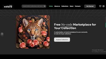 Complete Responsive Website NFT Crypto Marketplace in HTML CSS and JavaScript free download
