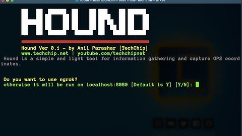 Hound Tool || How Ethical Hackers can get exact GPS location on browser