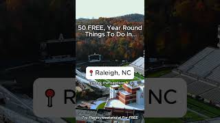 50 FREE, Year-Round Things To Do in Raleigh, North Carolina 👇