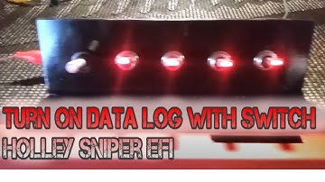 Turning Data Log on With Switch | Holley EFI |