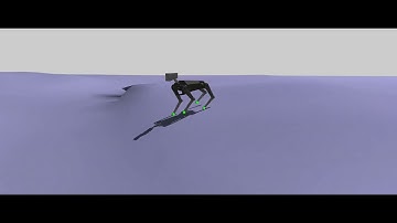 Kinematic walking controller: Robot Simulation Demo