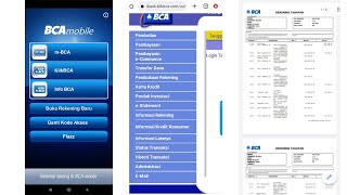 Cara Cetak / Download File PDF Rekening Koran BCA