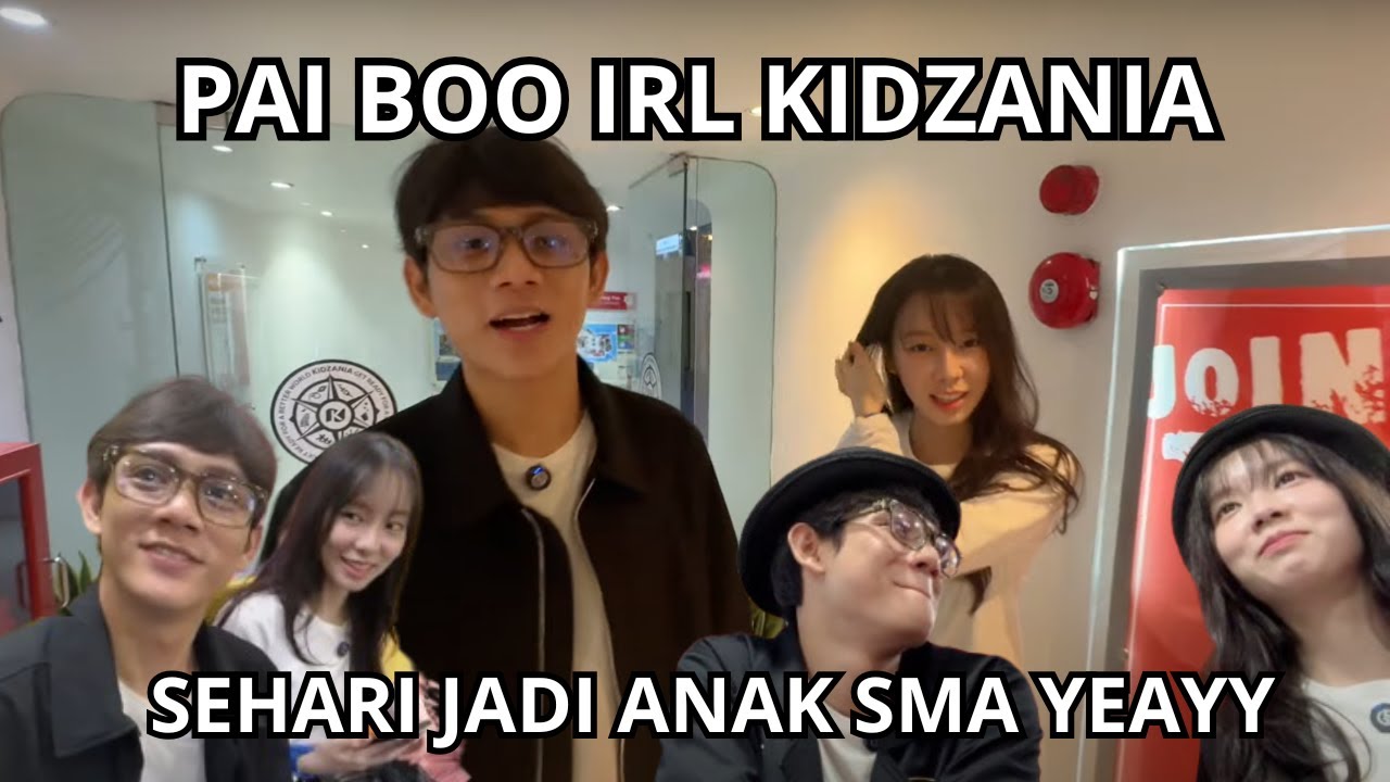 PAI DAN BOO IRL BARENG MAIN DI KIDZANIA #pai #boo 