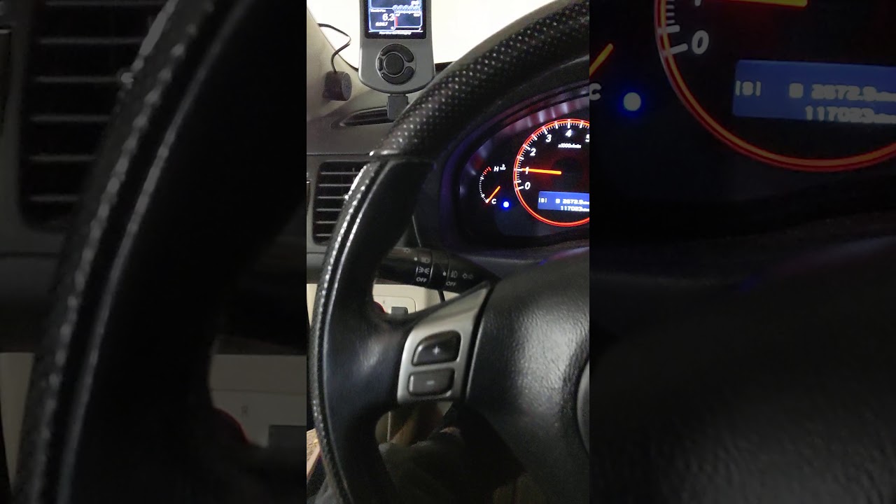 Subaru Legacy GT revving