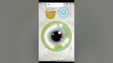 Digital Emoji Eye  Mixing on request 😍 #procreate #colourmixing #colormixingmagic #emojimix #fyp