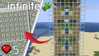 This Sugar Cane Farm Makes STACKS in Minecraft…