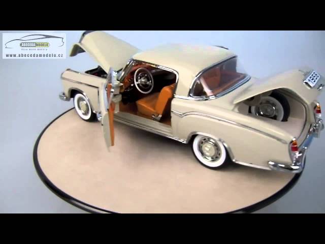 MERCEDES BENZ 220SE COUPE 1958 Sun Star 1/18 - YouTube