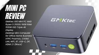 GMKtec G10 Mini PC Ryzen 5 3500U 16GB RAM 512GB SSD Triple 4K