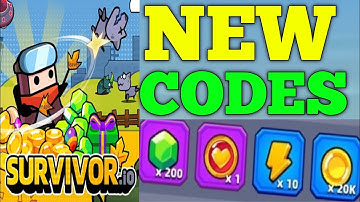 NEW SURVIVOR.IO PROMO CODES March 2023 - SURVIVOR.IO CODES 2023