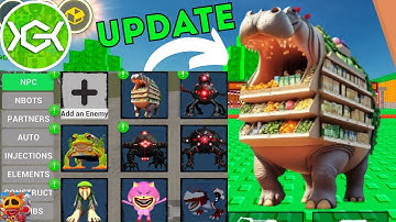 NEW UPDATE 9.9.3 Nextbot in Playground mod Hipopotamino Supermarketino FROM ROBLOX in Garry