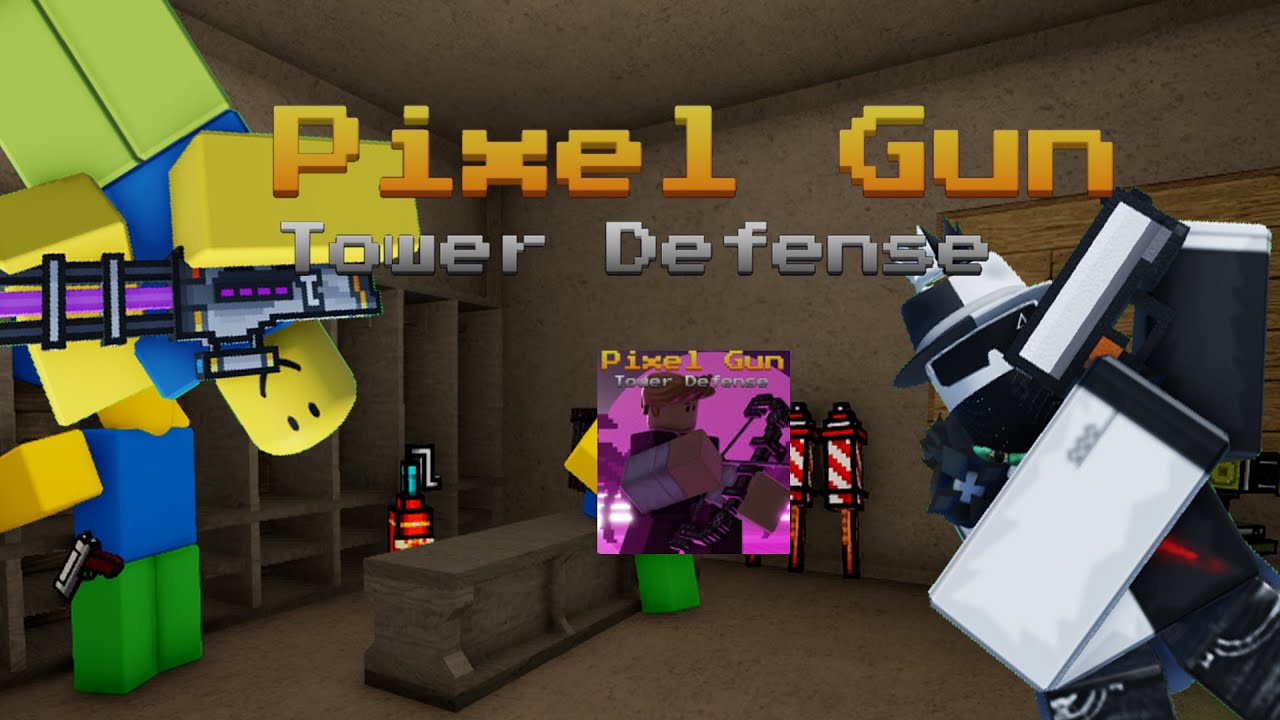 Trying pixel gun tower defense PGTD YouTube