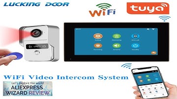 1080P 7/10 Inch TUYA WiFi Smart APP Home Intercom Kit Wireless Video Review