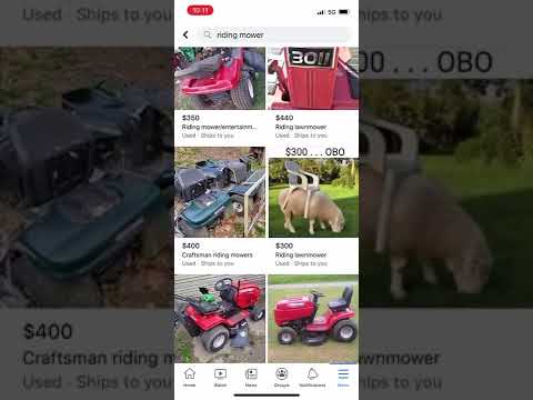 Facebook Marketplace Riding Mowers