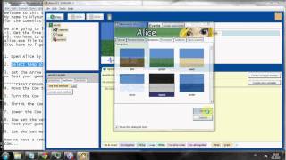 Famous Alice.org - Programming - Let Object in First Person - English Profile
