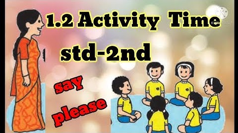 1.2 Activity Time. Say Please....Std-2nd