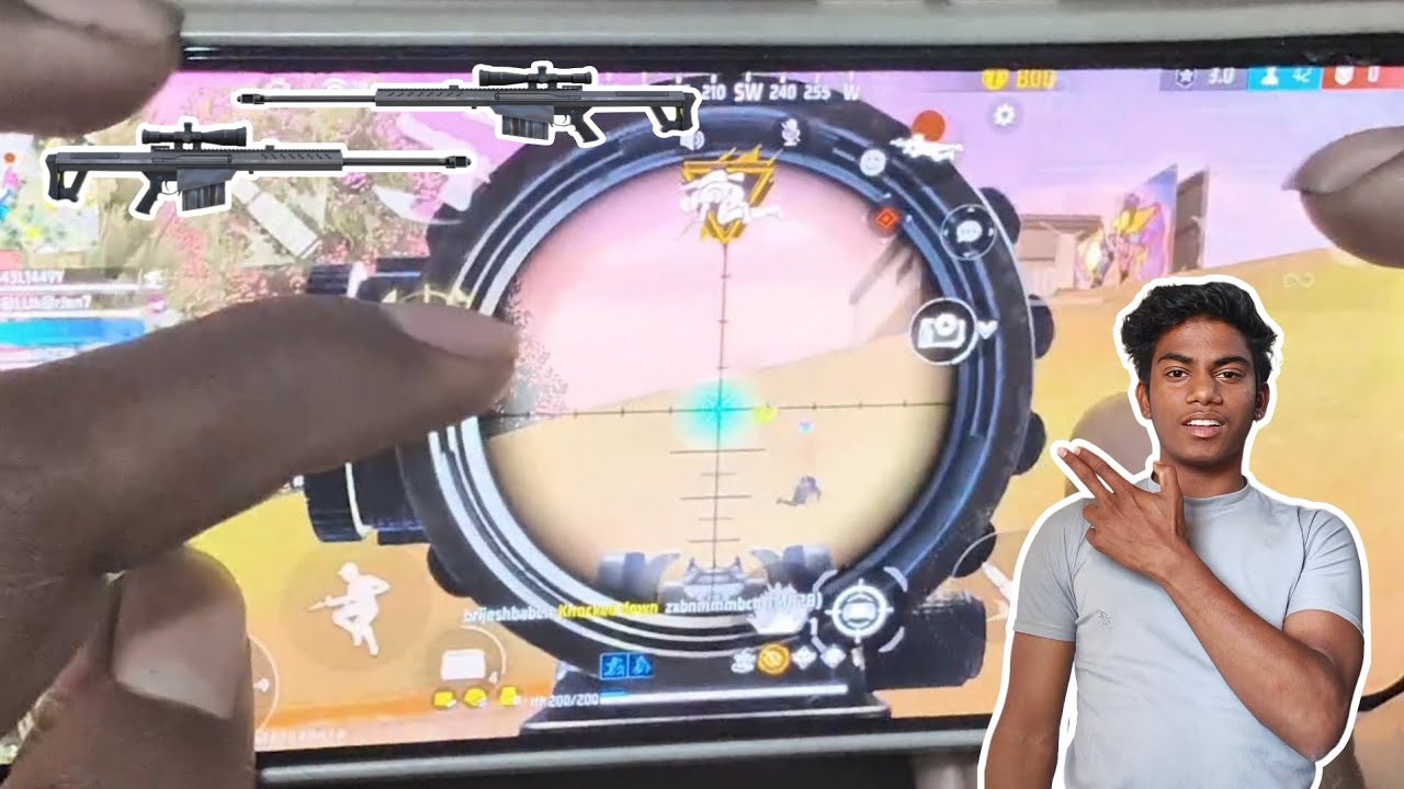 🗿 5 Finger Sniper God 🔥 Unbelievable Clutch Moments | Free Fire #tondegamer #ajjubhai #bnl   