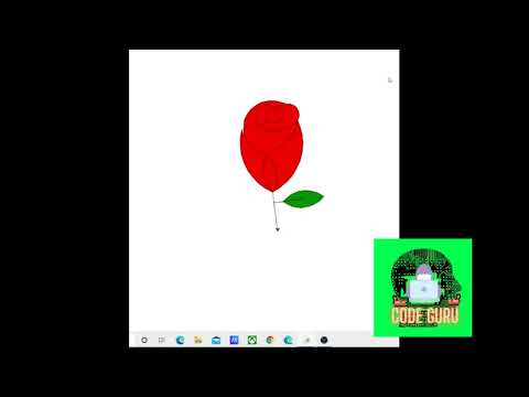 Amazing Rose using python | red rose |