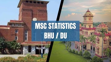 DU vs BHU || MSc statistics || CUET PG Statistics