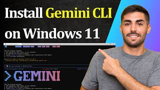 How to how to install Gemini CLI on Windows 11