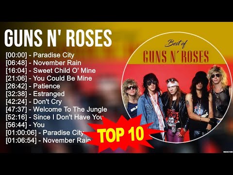G.U.N.S N.' R.O.S.E.S Greatest Hits ~ Top 100 Artists To Listen In 2023