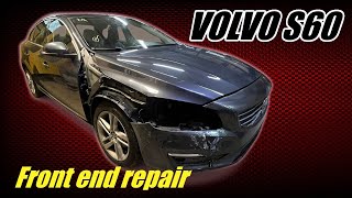: VOLVO S60. Front end repair.  .