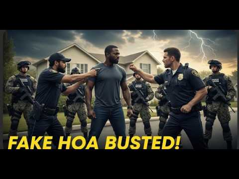 Fake HOA Cops Try to Evict Black Man – Then THIS Happened - YouTube