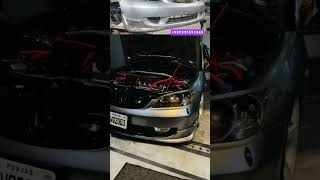 Honda VTi 2005 with a metal front bumper lip design #SbcModifier #HondaVti2005 #shorts #viral