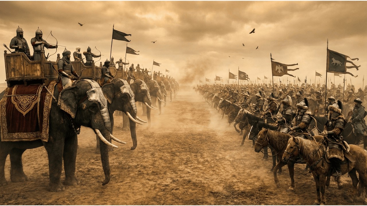 Bitwa, która UPOKORZYŁA Mongołów w Indiach | Bitwa pod Kili