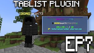 COMO CRIAR UM SERVIDOR COM PLUGINS DE MINECRAFT NO ATERNOS [ TABLIST PERSONALISADA ] EP7
