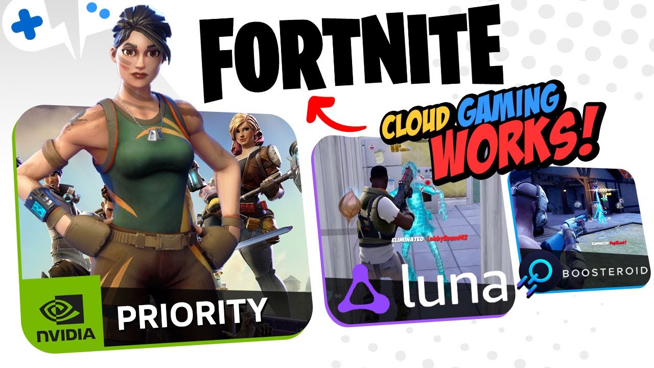 How to Play Fortnite on  Luna Cloud Gaming