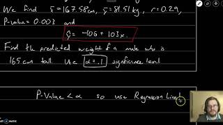 STAT216 Section 10-2 Part II (Predictions Using Regression)