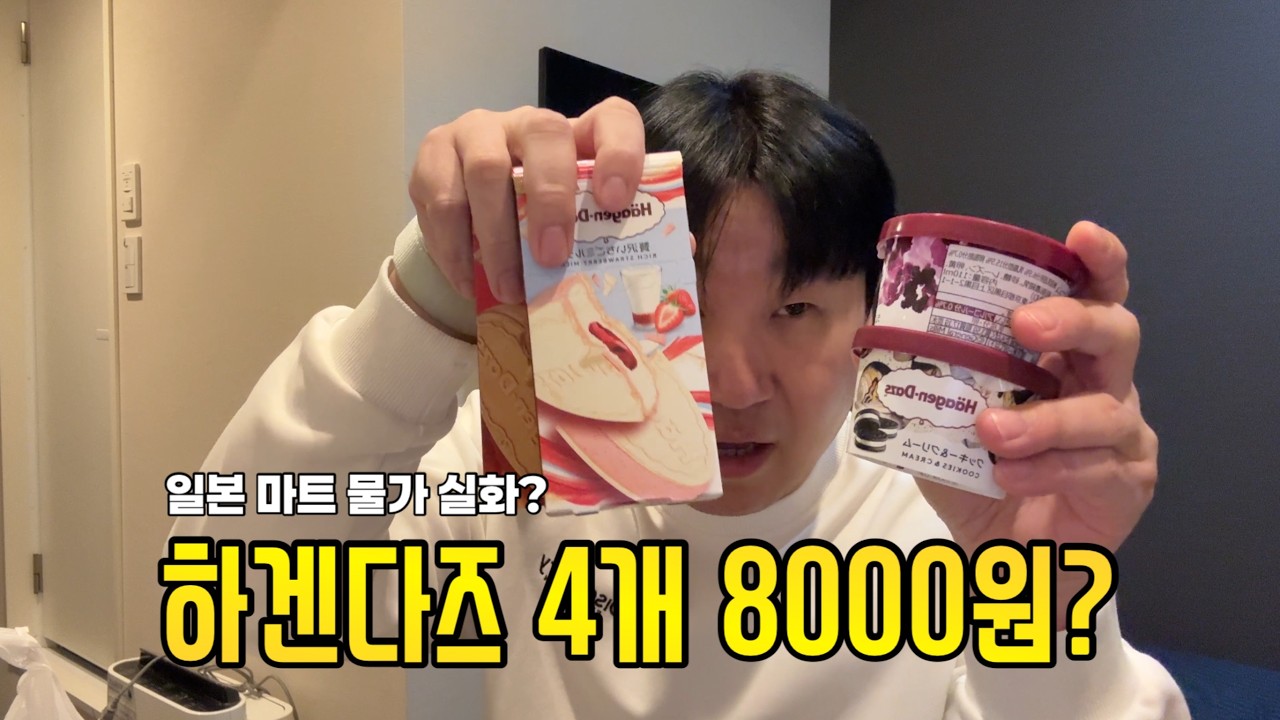 이래서 일본 간다... 하겐다즈 4개 8천원