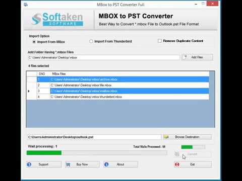 How to Convert MBOX to PST File: FileFixUtility - YouTube