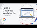 Public datasets in a minute