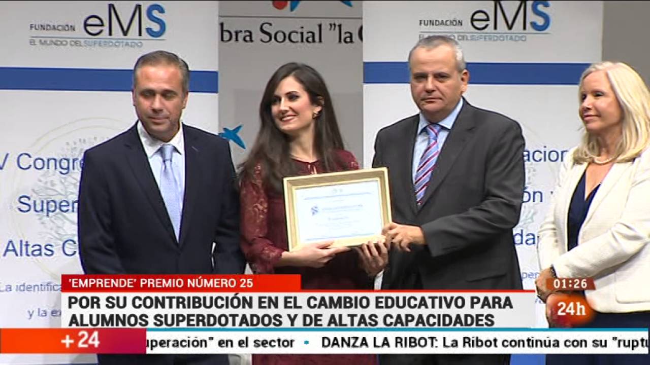 Canal 24 h 1,00 madrugada Premio el mundo del superdotado