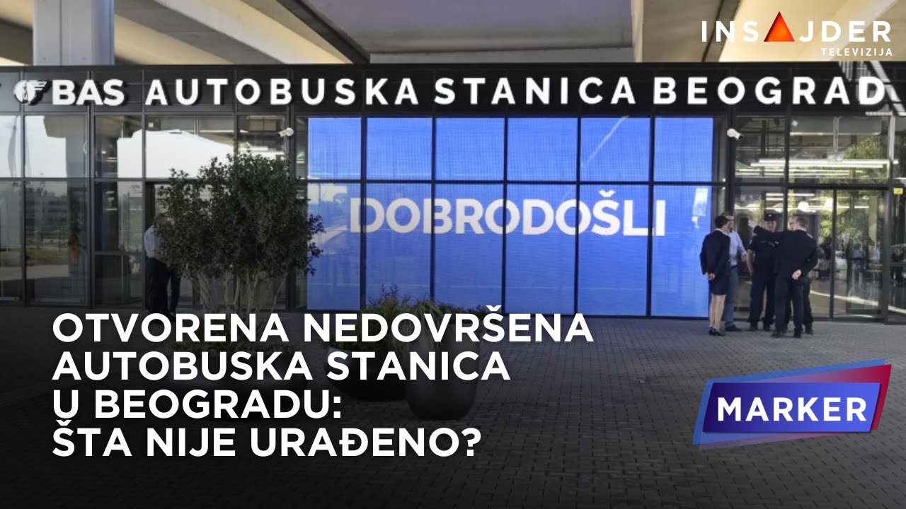 Nova autobuska stanica u Beogradu otvorena, iako radovi nisu završeni