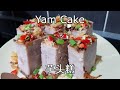Yam cake  or kuih  taro cake   